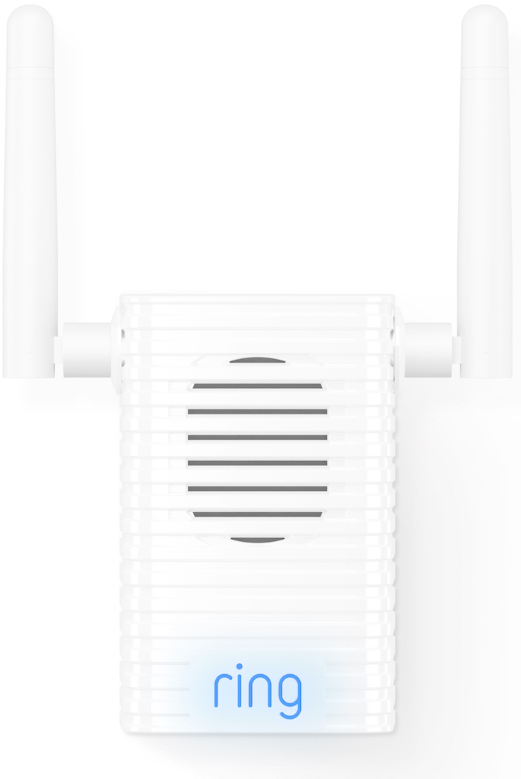 RING Chime Pro WLAN-Türgong und Repeater für Innenraum (kompatibel mit allen Ring Geräten)  Türgong inkl. WLAN-Repeater (Netzbetrieb, Weiß)