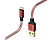 HAMA Lightning USB Kablo,“Reflective”1.5m Kırmızı