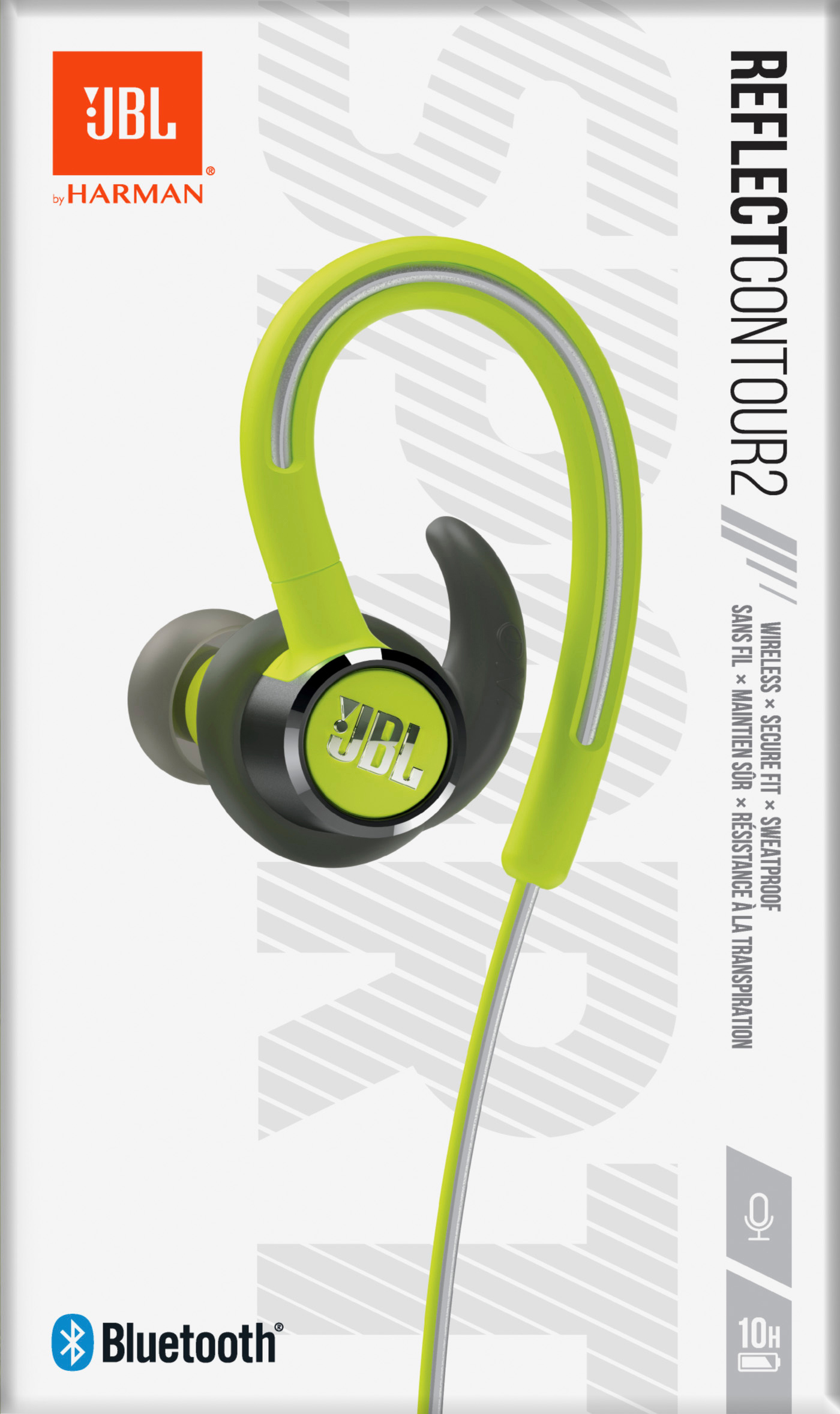 JBL Reflect Contour 2, In-ear Kopfhörer Bluetooth Grün