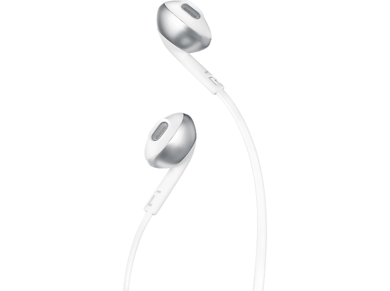JBL T 205 BTSIL, In-ear Kopfhörer Bluetooth Silber