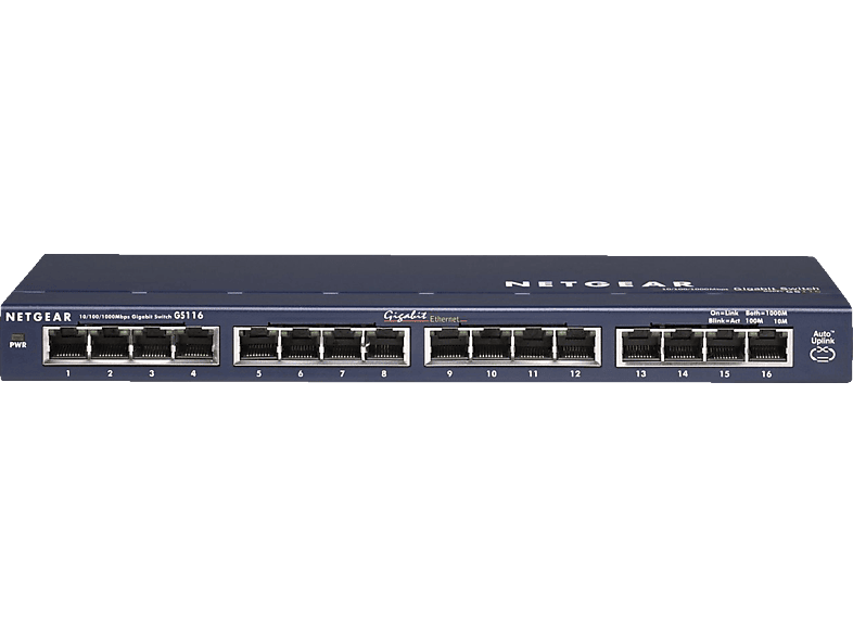 NETGEAR GS 116GE 16-Port  Switch 16