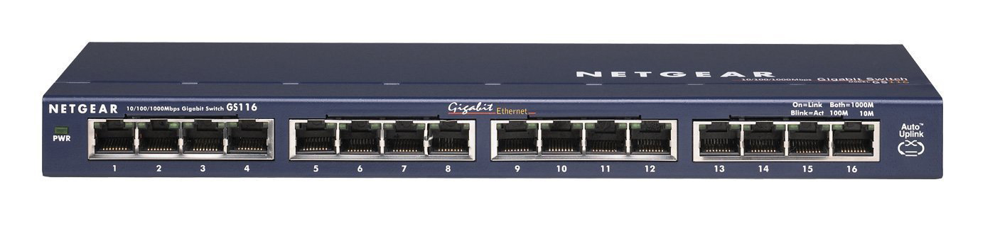 NETGEAR GS 116GE 16-Port Switch 16
