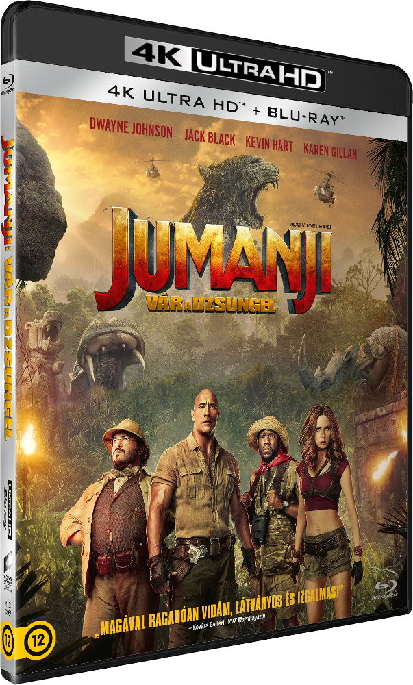 Jumanji - Vár a dzsungel (4K Ultra HD Blu-ray + Blu-ray)