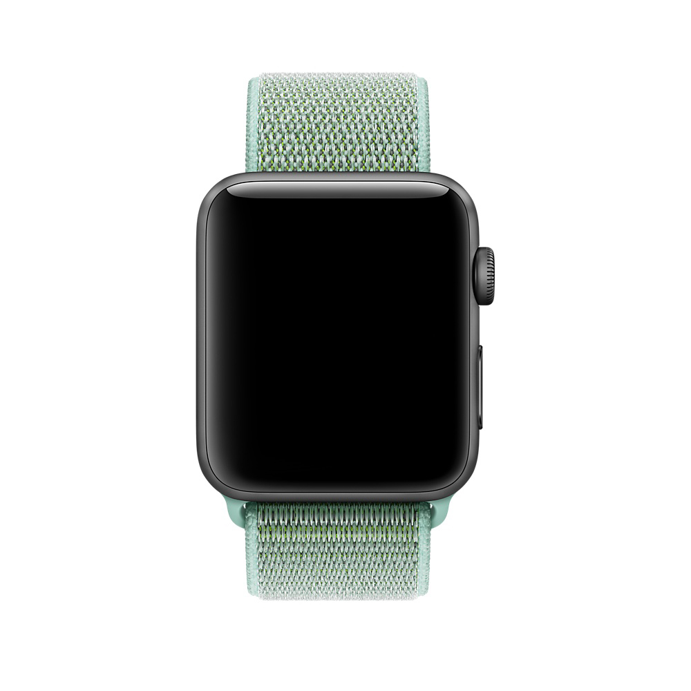 APPLE Sport Loop Nylon, Armband, Marine Green