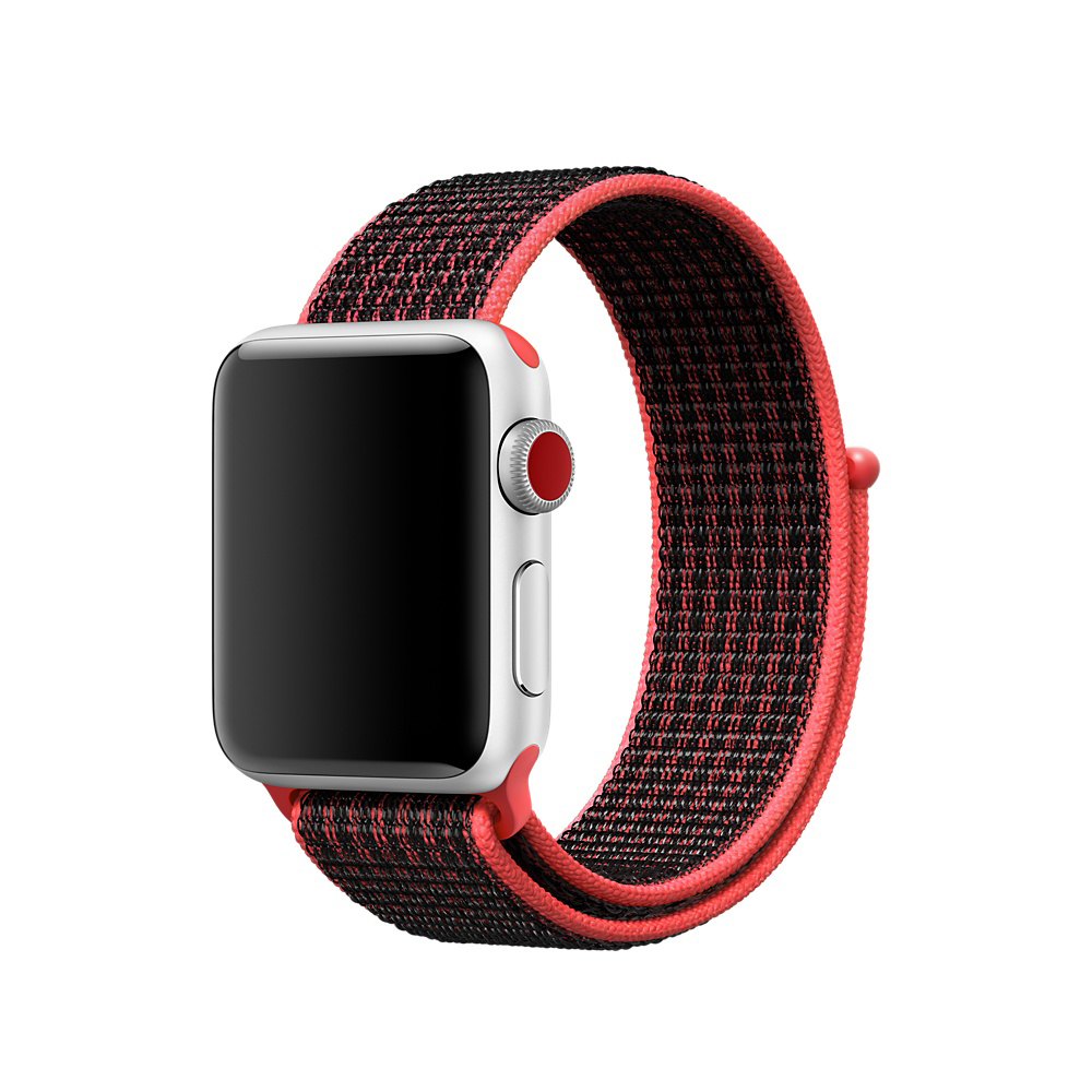 APPLE Nike Sport Loop, Armband, Black/Pure Platinum