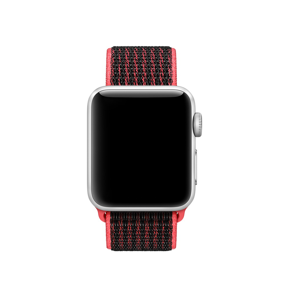APPLE Nike Sport Loop, Armband, Black/Pure Platinum