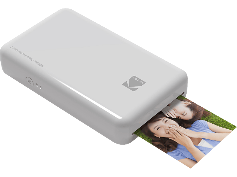 Impresora fotográfica - Kodak Mini 2, 16.7M de colores, NFC, WiFi, 620 mAh, Blanco