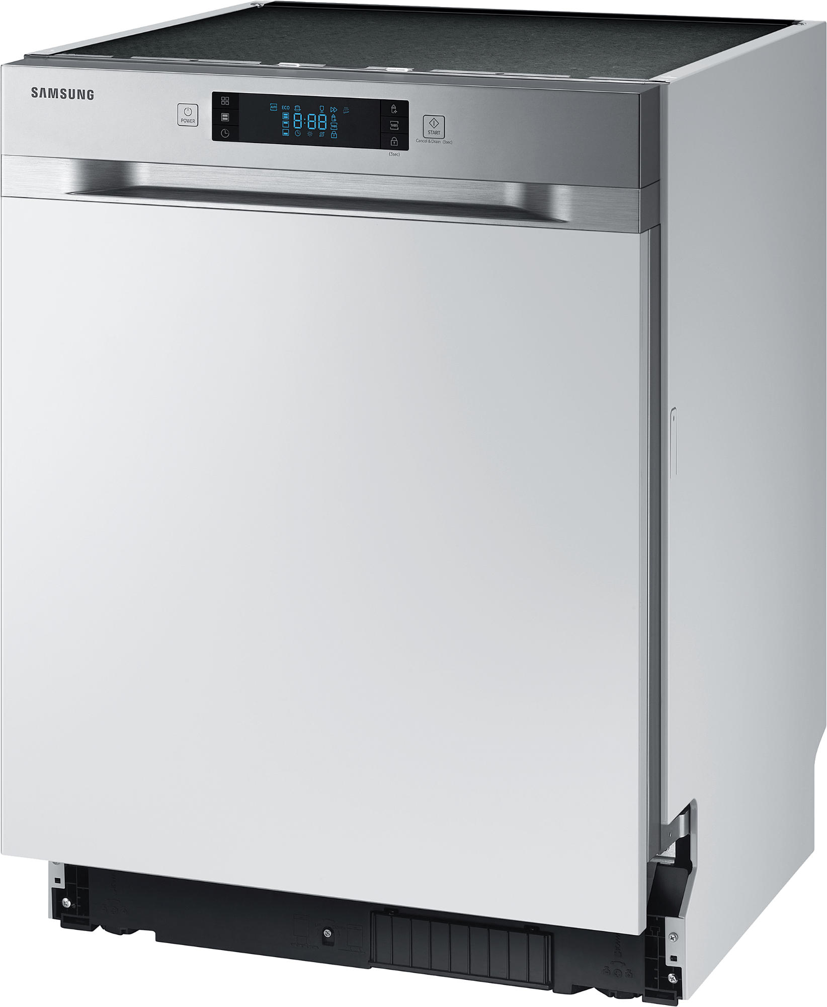 SAMSUNG DW60M6040SS/EG Geschirrspüler (teilintegrierbar, 598 mm breit, 44 dB (A), E)