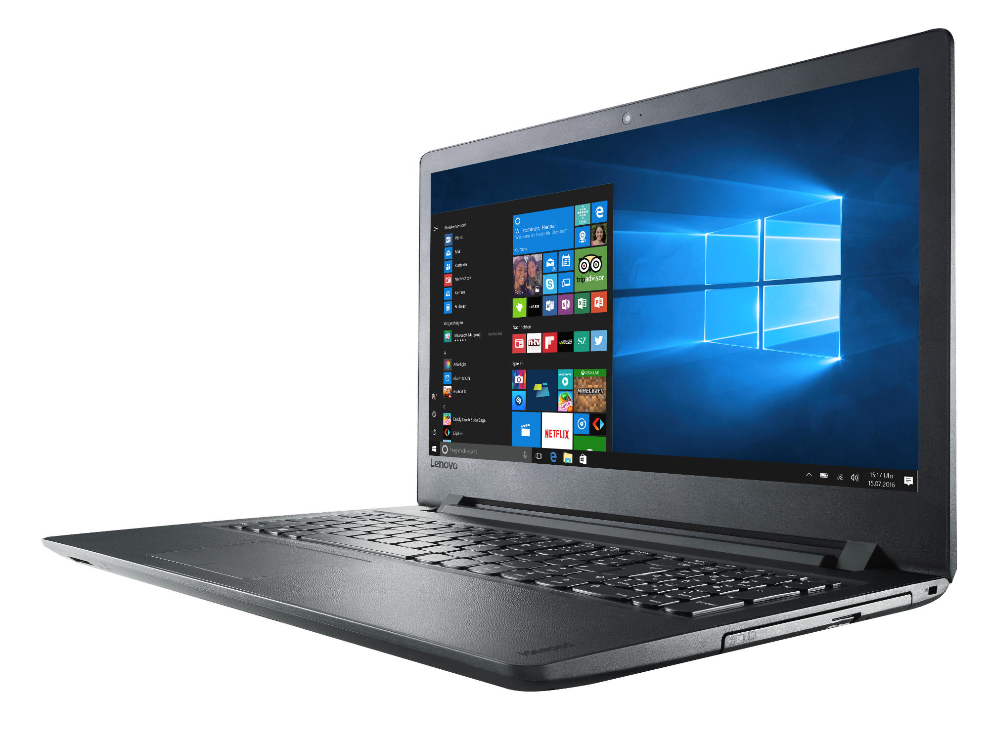 LENOVO IdeaPad 110 - 15,6 Zoll - Intel® Core™ i3 i3-6006U - 4 GB - 1 TB - Intel® HD 520 - Windows 10 (64 Bit)