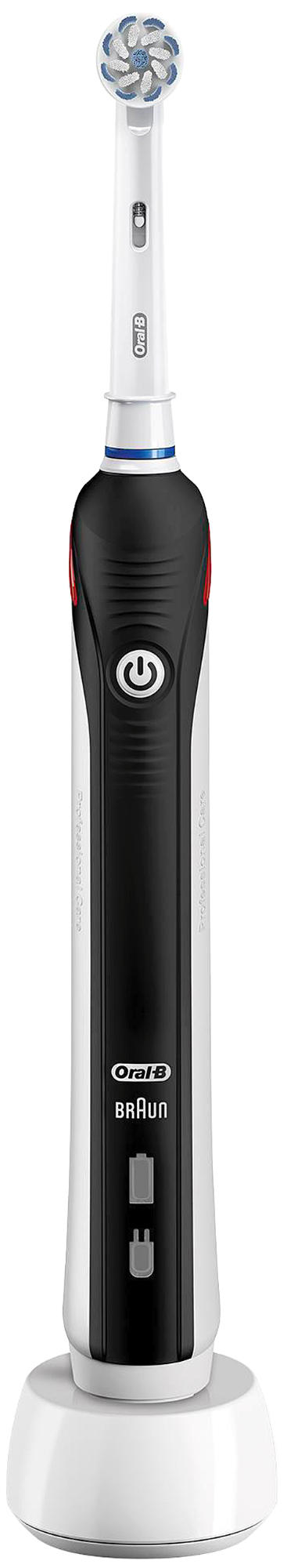 ORAL-B Elektrische Zahnbürste Pro 2 2000S Sensi UltraThin, schwarz Elektrische Zahnbürste  Schwarz/Weiß