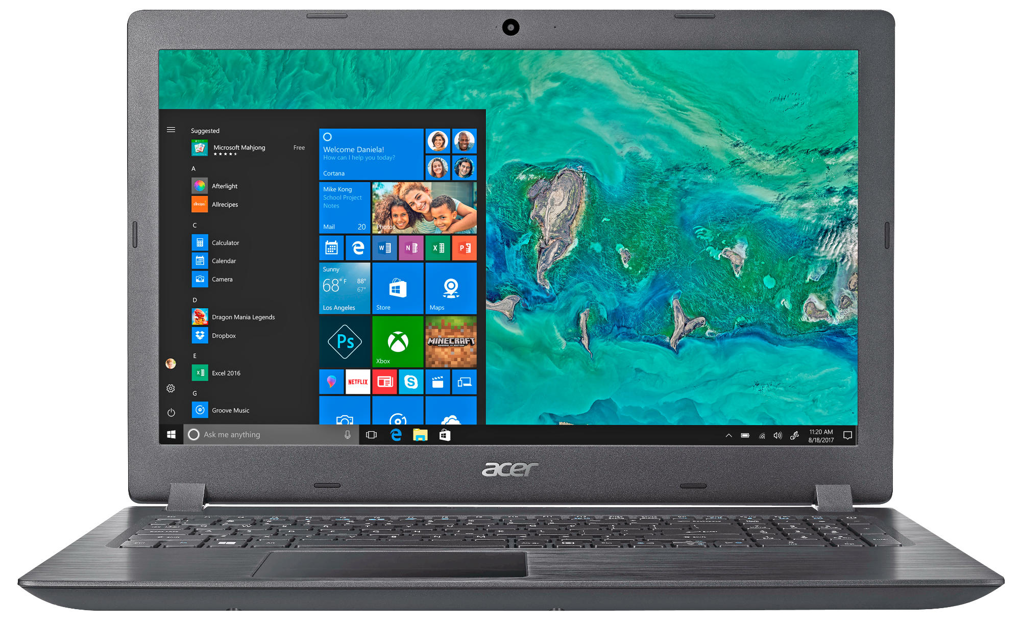 ACER Aspire 3 (A315-51-388S) - 15,6 Zoll - Intel® Core™ i3 i3-6006U - 4 GB - 1 TB - Intel® HD 520 - Windows 10 Home (64 Bit)