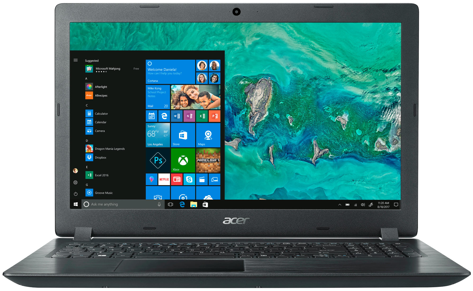 ACER Aspire 3 (A315-51-388S) - 15,6 Zoll - Intel® Core™ i3 i3-6006U - 4 GB - 1 TB - Intel® HD 520 - Windows 10 Home (64 Bit)