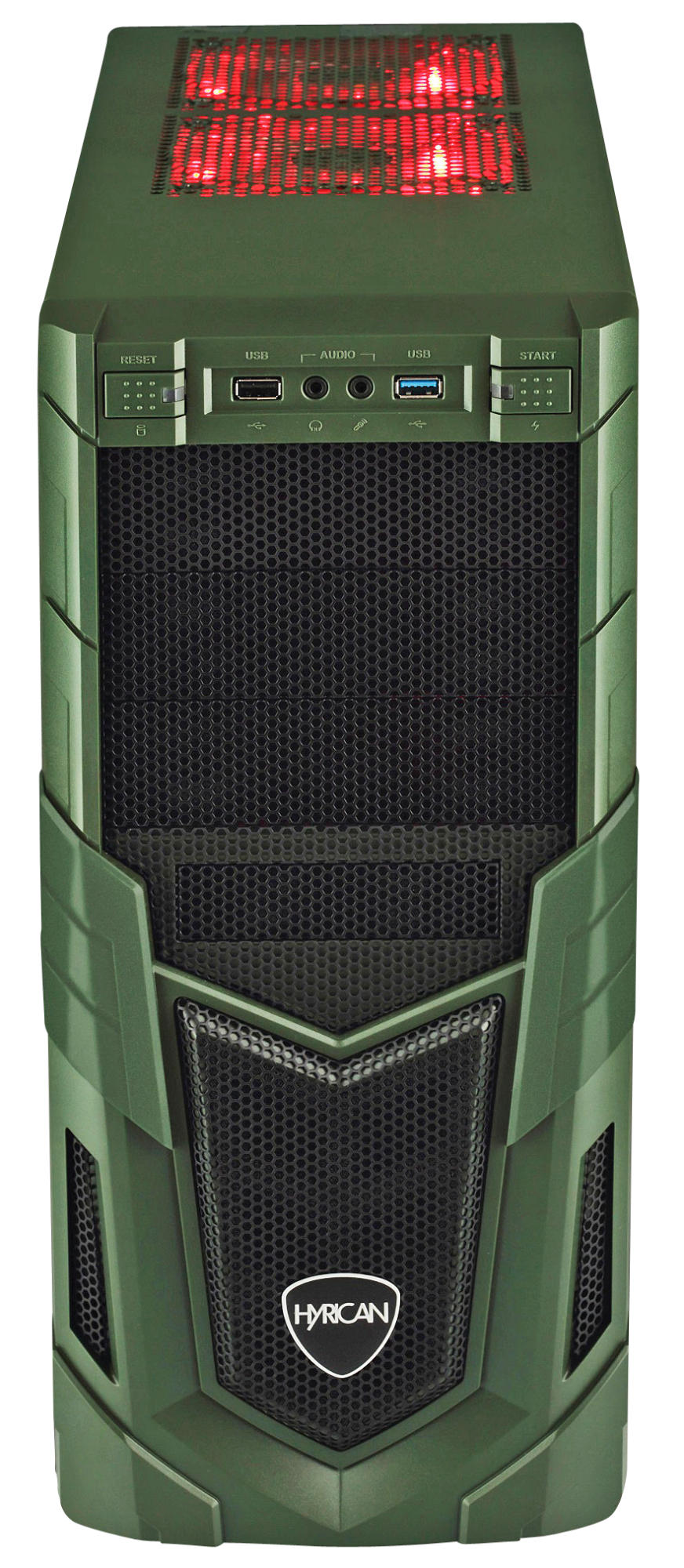 HYRICAN MILITARY GAMING 5640 - Intel® Core™ i5 i5-7400 - 8 GB - 120 GB - NVIDIA GeForce® GTX 1050 Ti - Windows 10 Home (64 Bit)