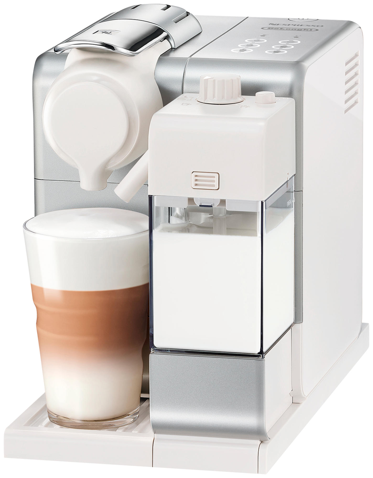 Cafetera de cápsulas - Nespresso De Longhi EN560.S Lattissima Touch 19 bares  Depósito 0.9 L