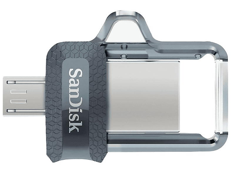 SANDISK 64GB Ultra Dual Drive m3.0 USB 3.0 USB Stick, Flash-Laufwerk, microUSB- und Typ-A-Steckverbindern — Foto 5 von 5