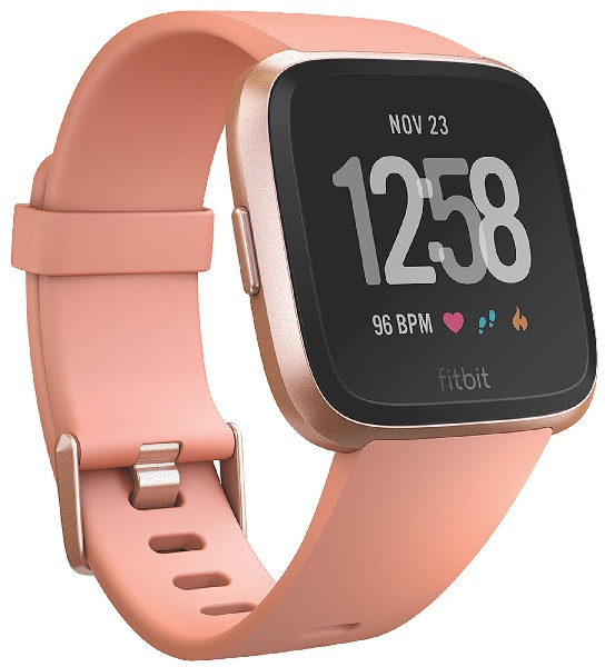 Reloj Deportivo Fitbit versa oro rosa gps sumergible ritmo inteligente smartwatch bluetooth 4 autonomía pantalla conectado muñeca 0816137029117 134