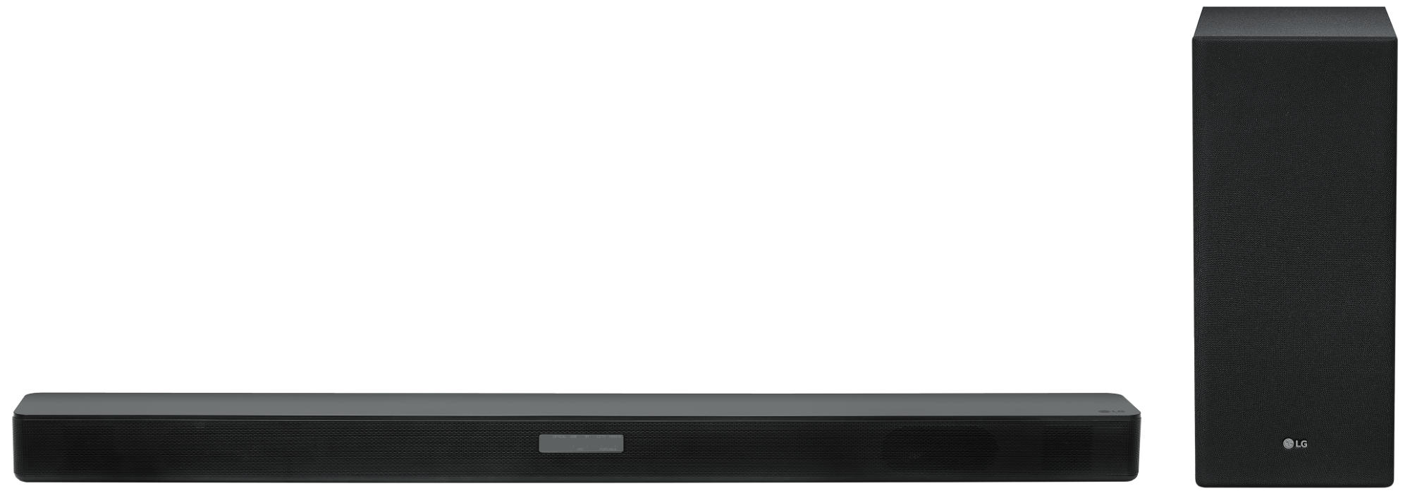 Barra de sonido - LG SK5, 2.1, Hi-Res, 360 W, DTS Virtual X, 1 HDMI, USB