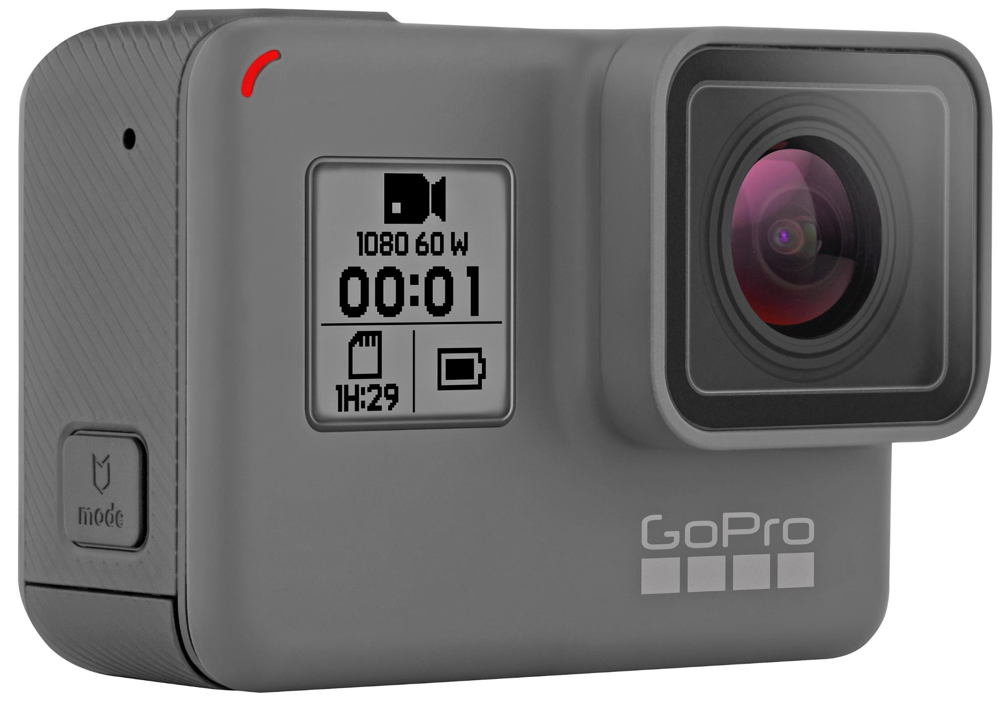 Cámara deportiva - GoPro HERO, Vídeo de 1440p 60 fps, 10MP, Control por voz, Negro