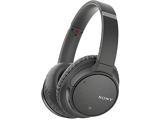 Auriculares inalámbricos - Sony WH-CH700N, Bluetooth, Noise Cancelling, 40 mm, DSEE, Micrófono, Negro