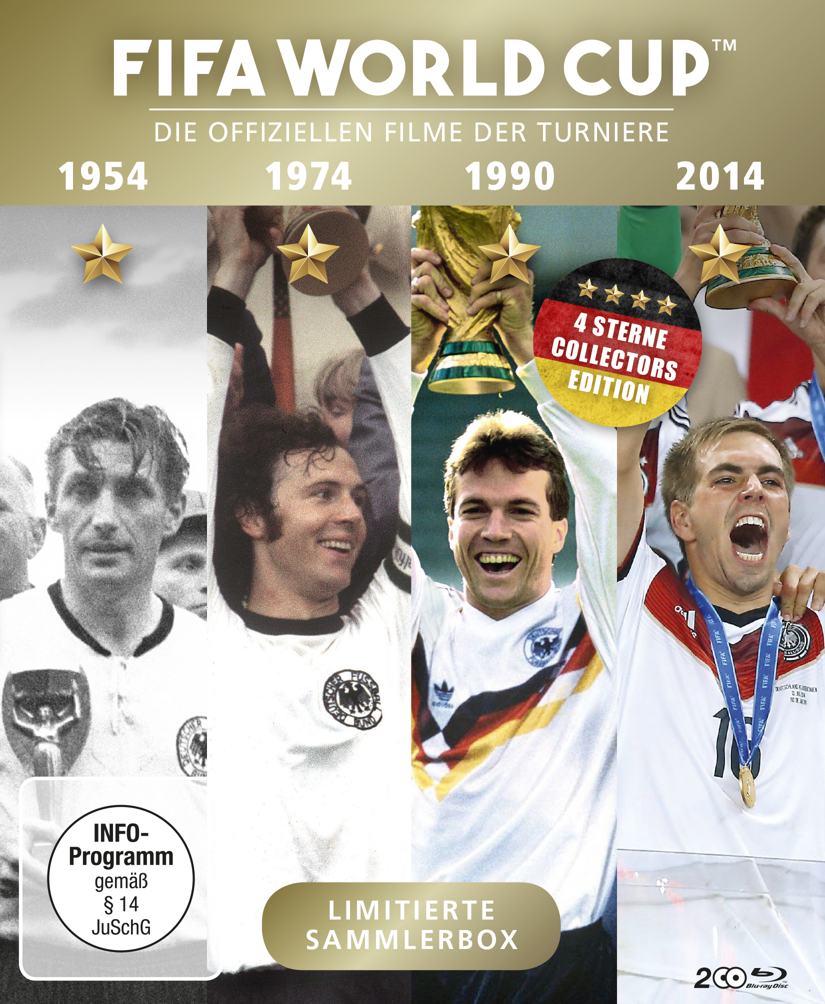 FIFA WORLD 90 Die der 54 CUP * * * - Blu-ray Filme 14 Turniere 74 offiziellen
