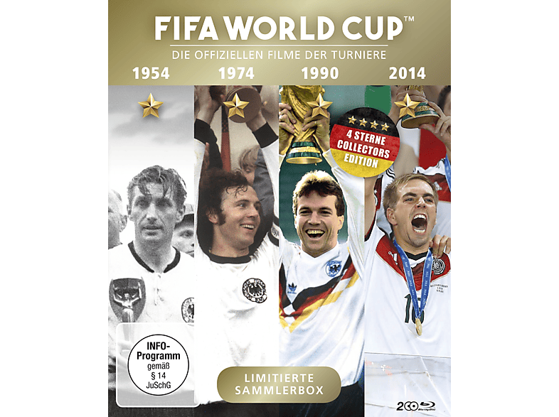 FIFA WORLD CUP 54 * 74 * 90 * 14 - Die offiziellen Filme der Turniere Blu-ray