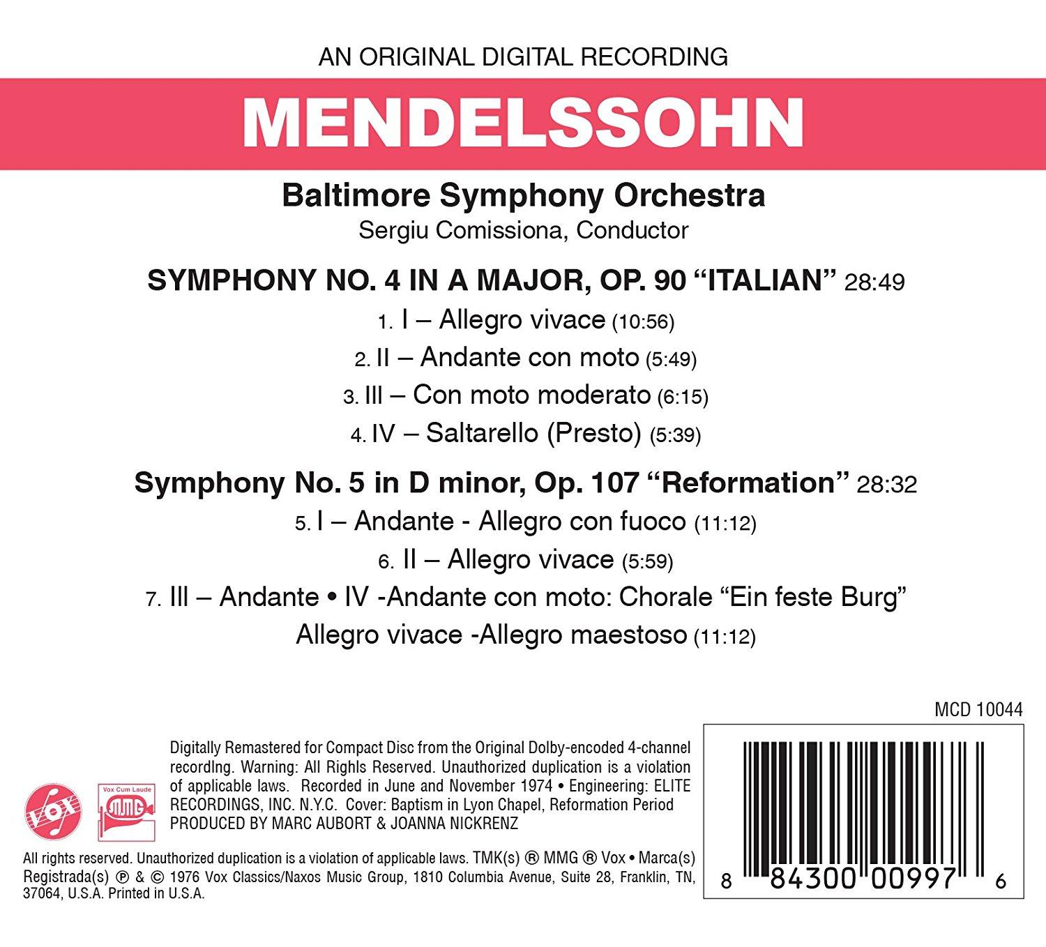 Rückseite einer CD mit Text und einem Barcode, weißer Hintergrund.