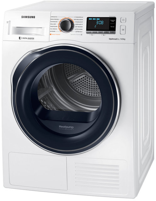 SAMSUNG Wärmepumpentrockner DV9AM6200CW Wärmepumpentrockner (9 kg), Weiß)