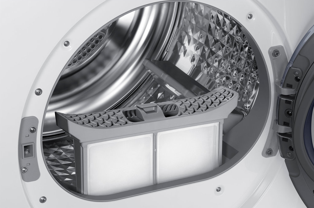 SAMSUNG Wärmepumpentrockner DV9AM6200CW Wärmepumpentrockner (9 kg), Weiß)