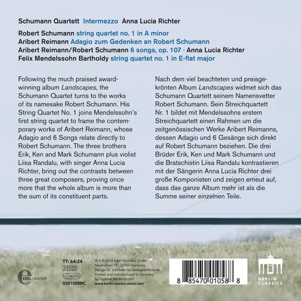 Albumcover mit Text und Titelliste, eine CD und ein Barcode, auf weißem Hintergrund.