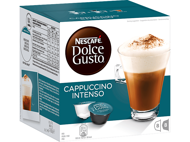 DOLCE GUSTO Kaffeekapseln (Kapseltechnologie) Cappucchino Intenso