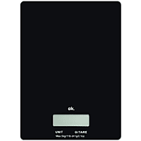 Impuro Objetivo melón Balanza de cocina | OK 3220, Peso máximo 5Kg, Display LCD, Apagado  automático, Negro