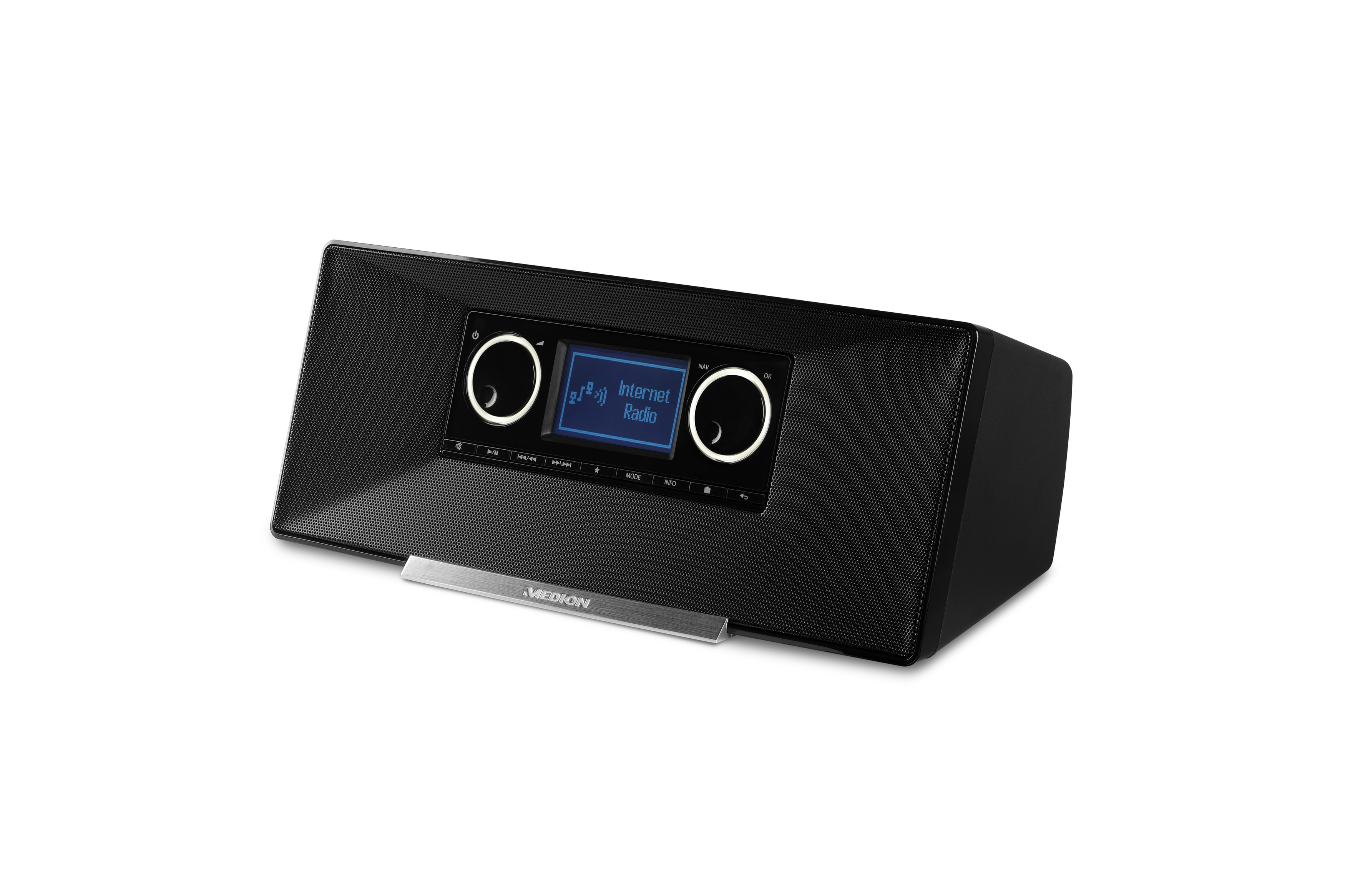 MEDION MD87090 Internetradio, DAB, FM, Schwarz