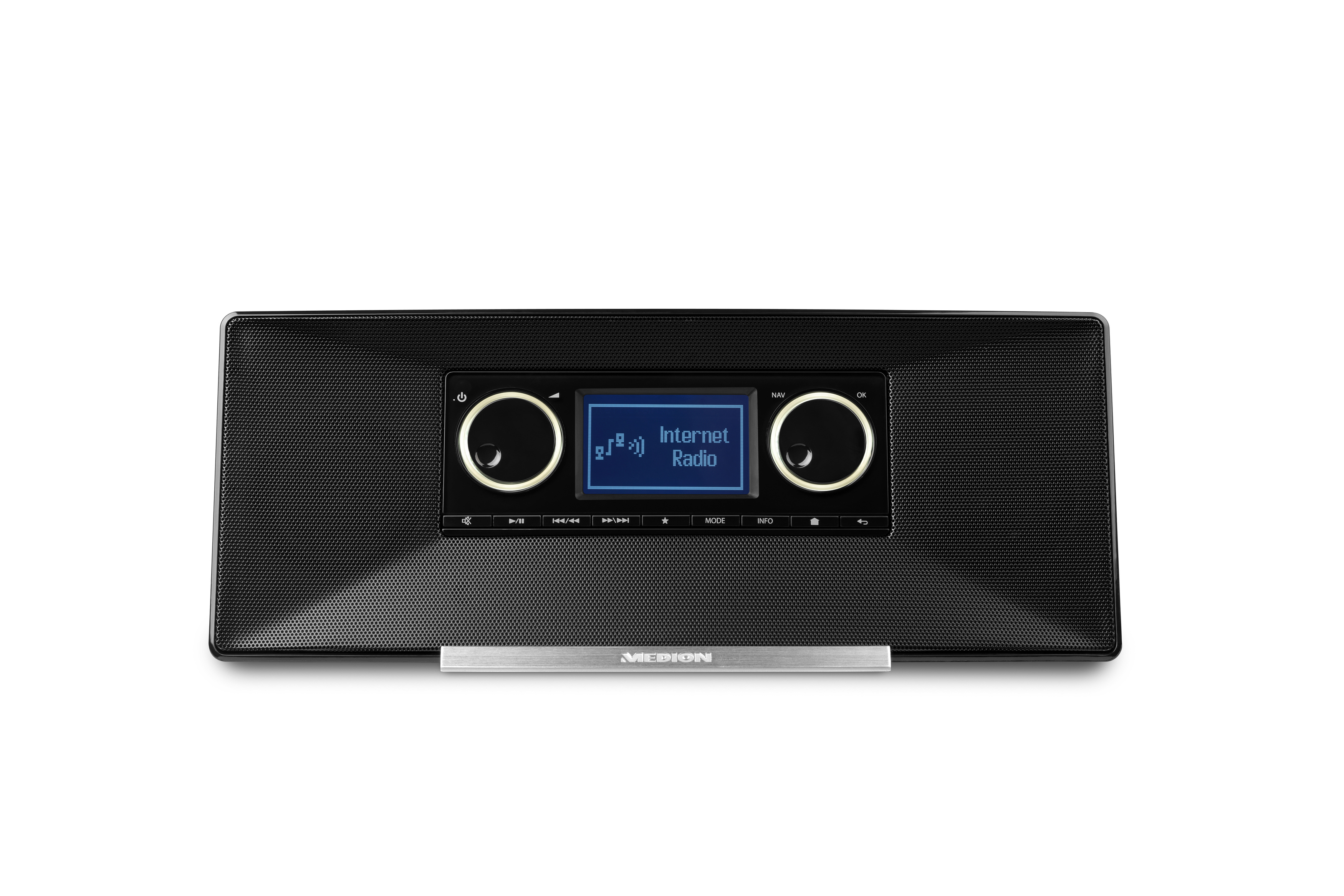 MEDION MD87090 Internetradio, DAB, FM, Schwarz