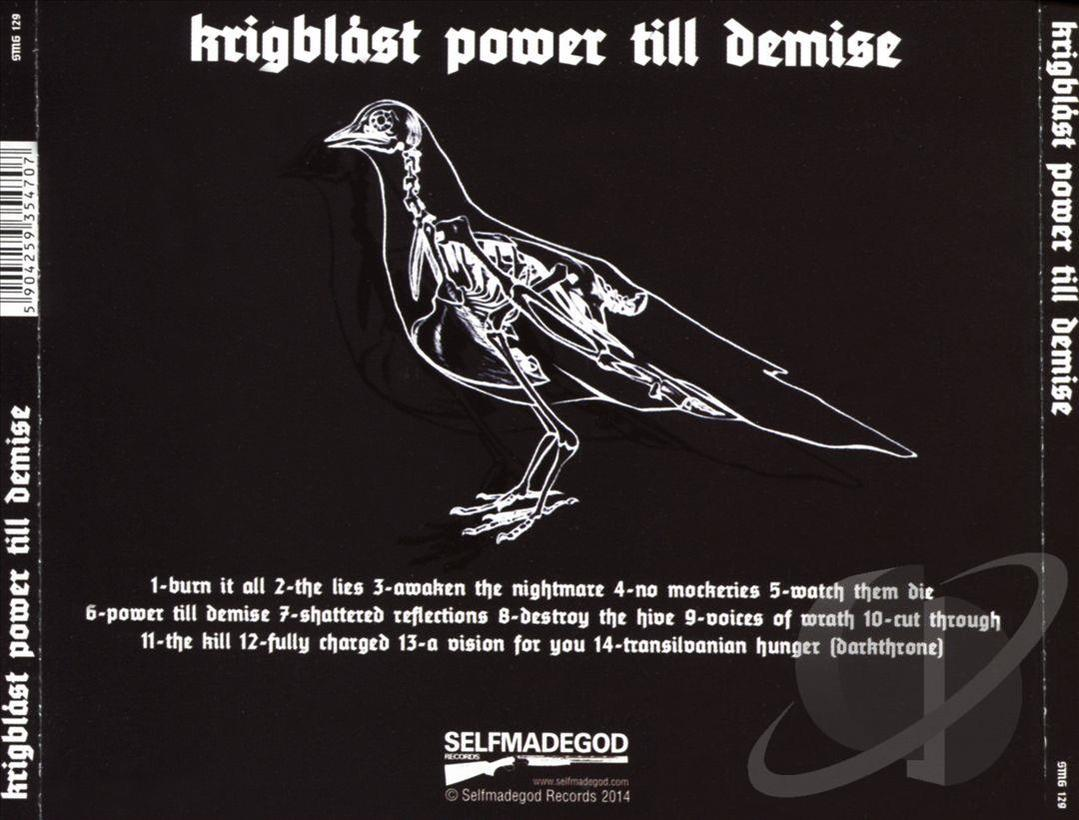Krigblast - Power Till Demise  - (CD)