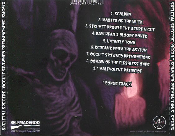 Skeletal Spectre - Occult Spawned Premonitions  - (CD)