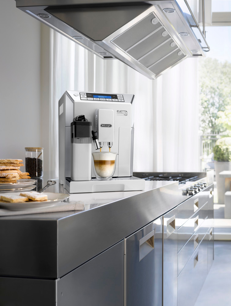 DELONGHI Eletta Cappuccino ECAM45.766.W Kaffeevollautomat Weiß