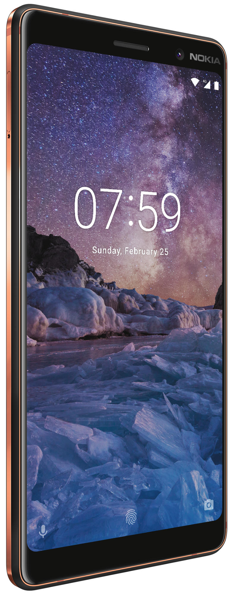 Móvil - Nokia 7 Plus, Negro y cobre, 64 GB, 4 GB RAM, 6", Snapdragon 660, 3800 mAh, Android