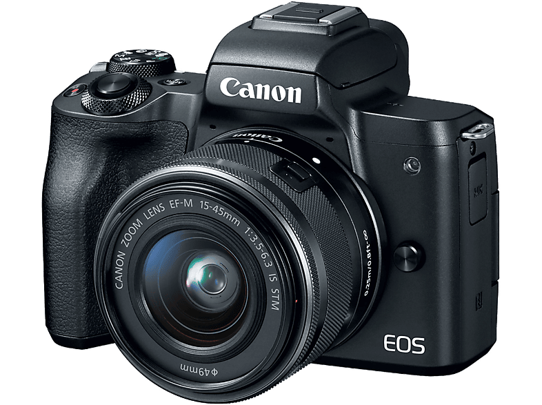 CANON Hybride camera EOS M50 Zwart + 15-45 mm Graphite (2680C012AA)