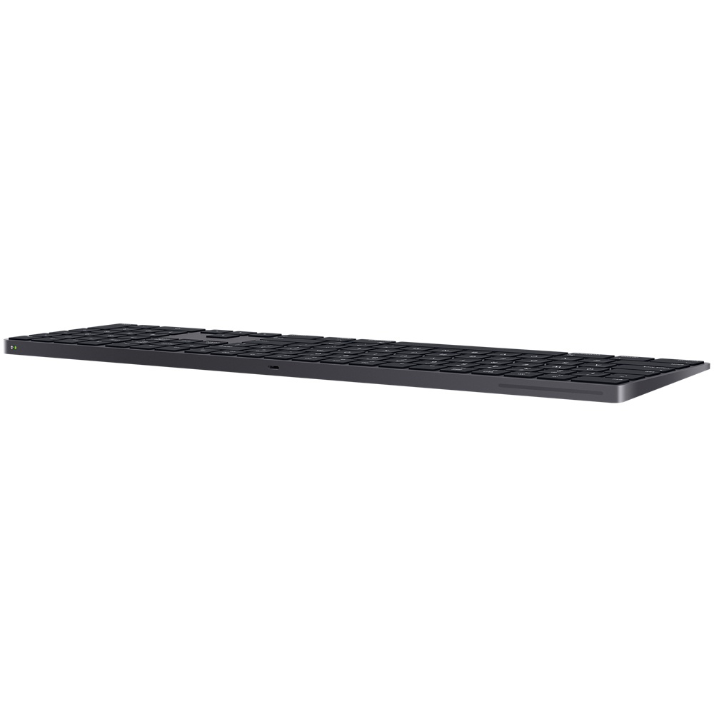 APPLE MRMH2D/A MAGIC KEYBOARD W. NUM. KP GERMAN SP-GRAY, Tastatur, Scissor, kabellos, Space Grey