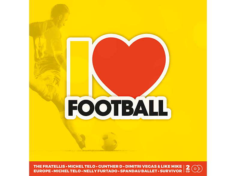 Verschillende artiesten - I Love Football  CD