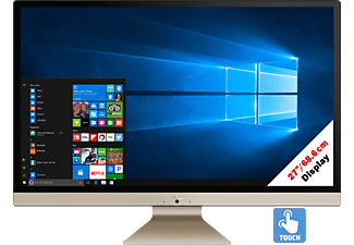 ASUS Vivo AiO V272UNT-BA009T - All-in-One PC (27 ", 1 TB HDD + 256 GB SSD, Nero)