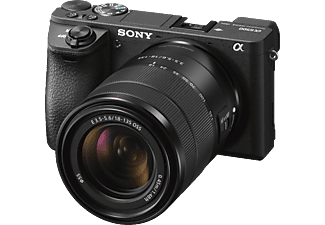 SONY Alpha 6500 Zoom Kit (ILCE-6500M) Systemkamera  mit Objektiv 18-135 mm , 7,6 cm Display Touchscreen, WLAN