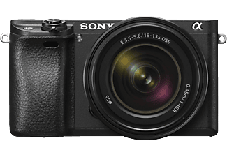 SONY Alpha 6300 + E 18-135mm F3.5-5.6 OSS - Systemkamera Schwarz