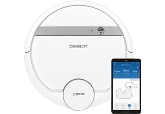 ECOVACS DEEBOT 900 WHITE - Aspirapolvere robotico (Biancho)