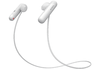 SONY WI-SP500 - Bluetooth Kopfhörer (In-ear, Weiss)
