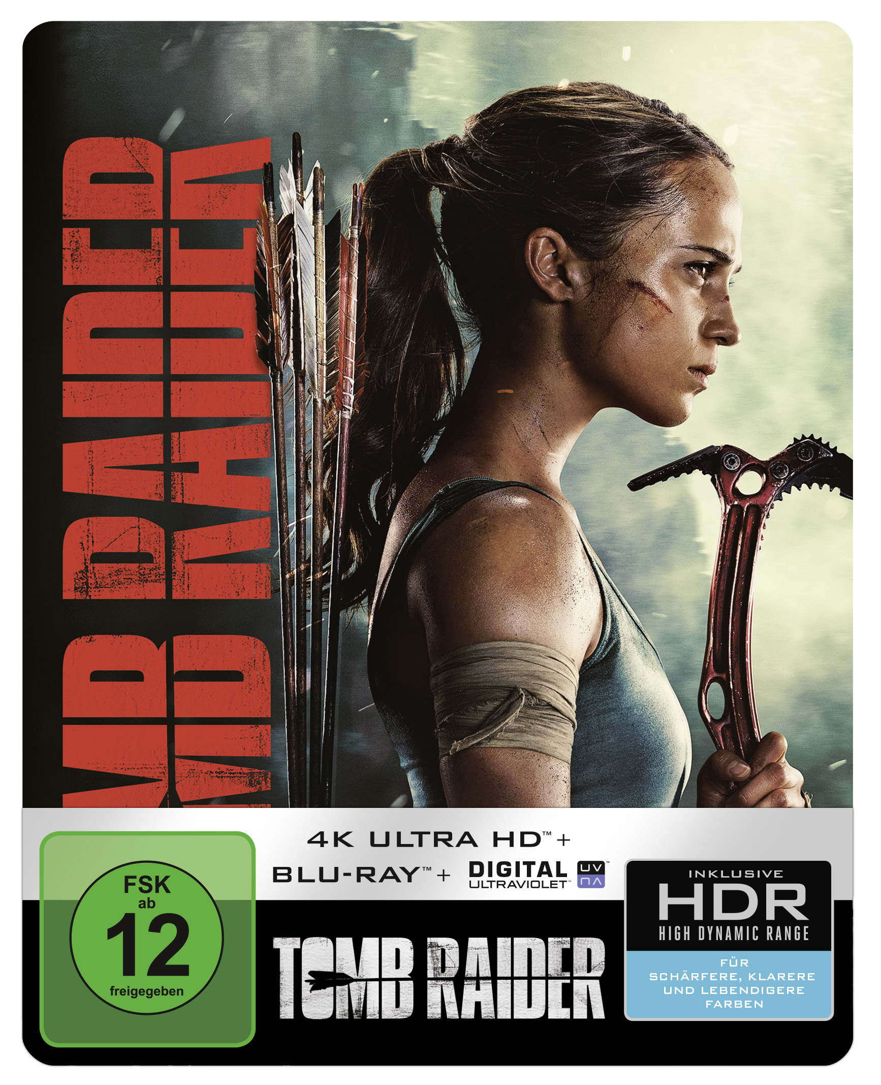 Tomb Raider - SteelBook 4K Ultra HD Blu-ray + Blu-ray