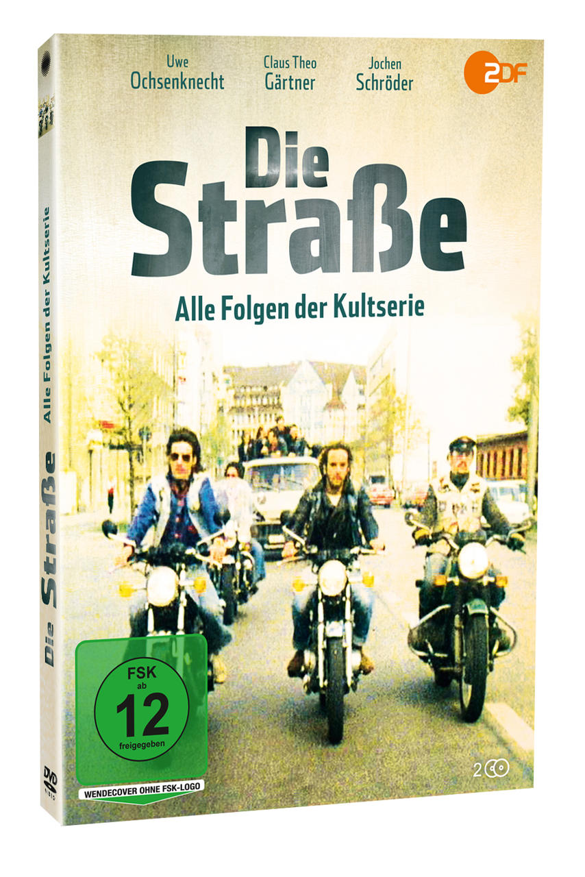 DVD-Cover für 'Die Straße', mit Motorrädern und Fahrern. Text und Logo vorhanden.