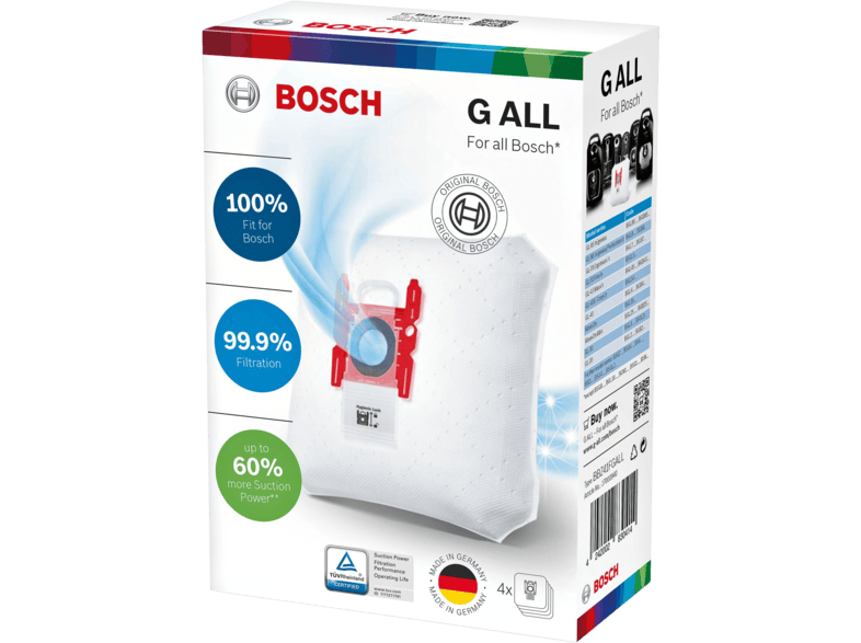 Bosch Porszívó Porzsák G all Bosch Porszívó Porzsák G all