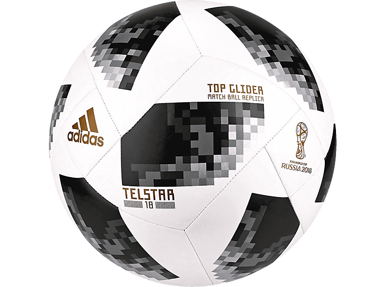 Adidas Telstar18 XTREM Glider Weiß/Schwarz/Silber-Goldfarben Ball, TOYS Top