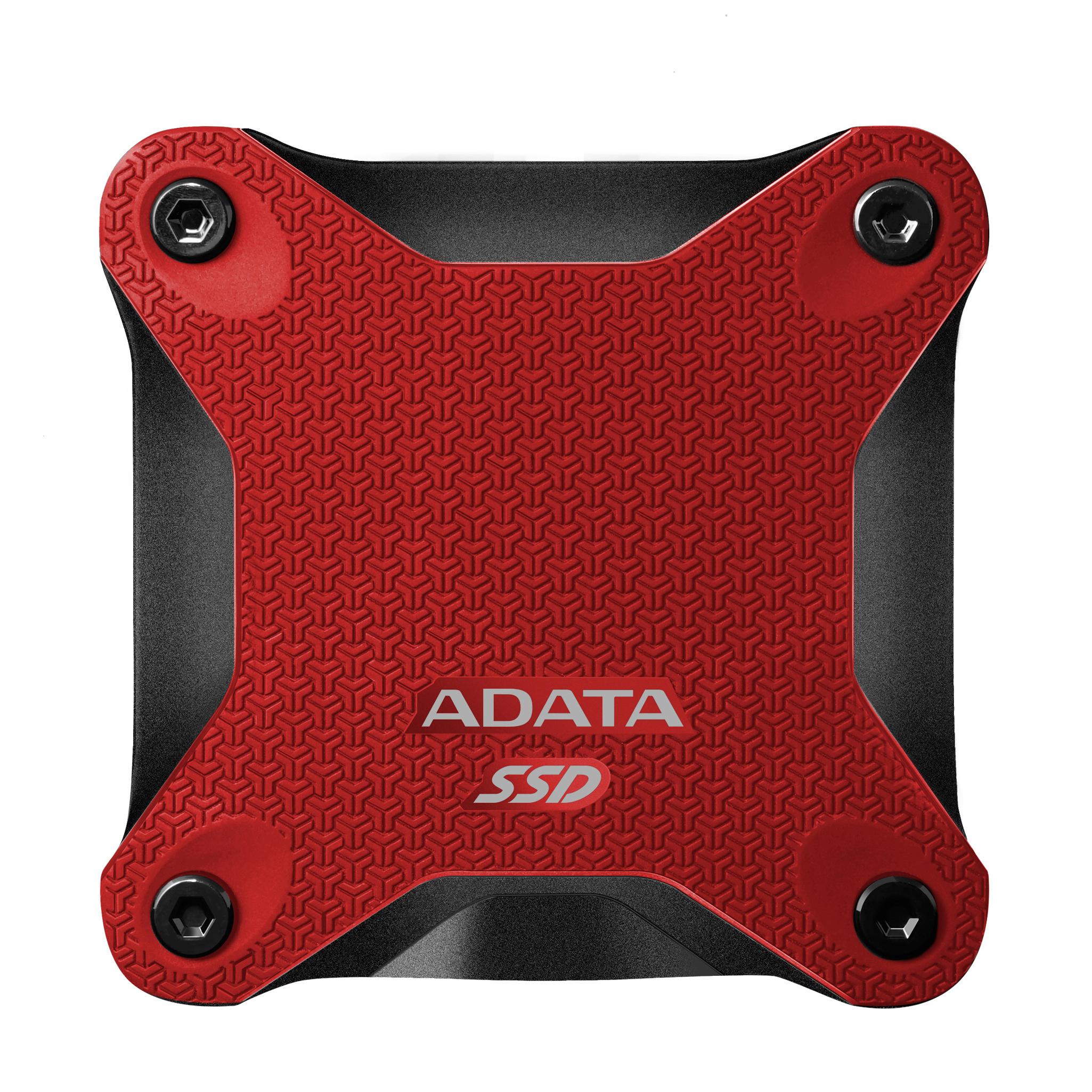 Festplatte, SSD, GB Zoll, 512 ADATA SD600 Rot/Schwarz extern, 2,5